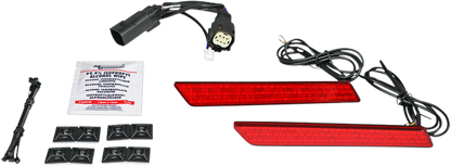 Custom Dynamics Red Saddlebag LED Latch Lights for 2010-2013 Harley FLTRX FLHX