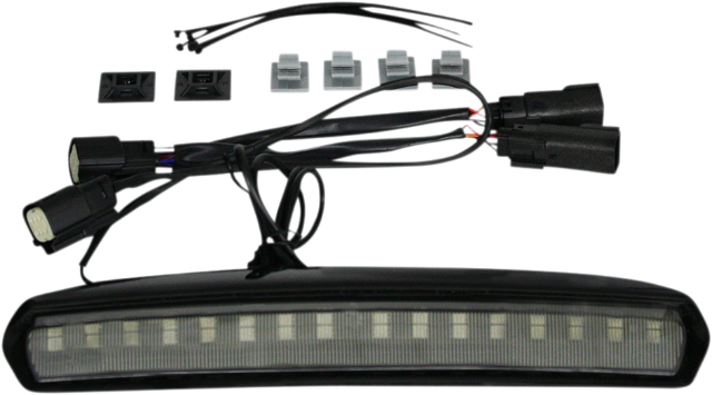 Custom Dynamics Black Smoke Lens Tour Pak Light for 2014-2024 Harley Touring