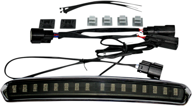 Custom Dynamics Smoke High Mount Tour Pak LED Light 2014-2024 Harley Touring
