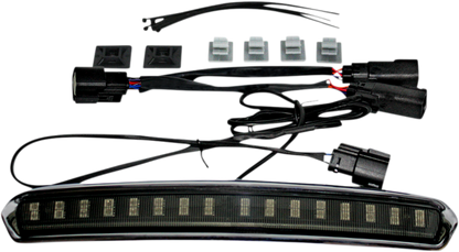 Custom Dynamics Smoke High Mount Tour Pak LED Light 2014-2024 Harley Touring