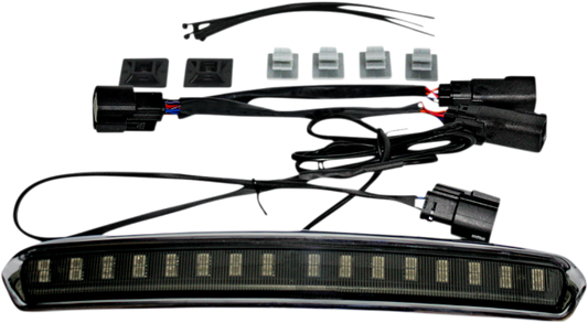 Custom Dynamics Smoke High Mount Tour Pak LED Light 2014-2024 Harley Touring