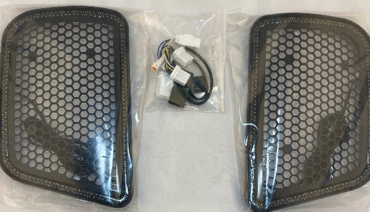 Custom Dynamics Black Lower Fairing Lights for 2006-2013 Harley Davidson Touring