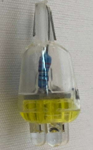 Drag Specialties Single Mini Wedge Amber LED Light Bulb for Harley Davidson