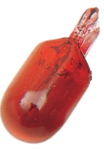 Drag Specialties Single Red 5w Marker Light Wedge Bulb for Harley Davidson