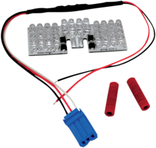 Custom Dynamics Red LED Dual Motorcycle Fender Tip Light Board 1983-2017 Harley