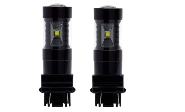 Headwinds 3156 P27w White LED Motorcycle Marker Light Turn Signal Bulbs