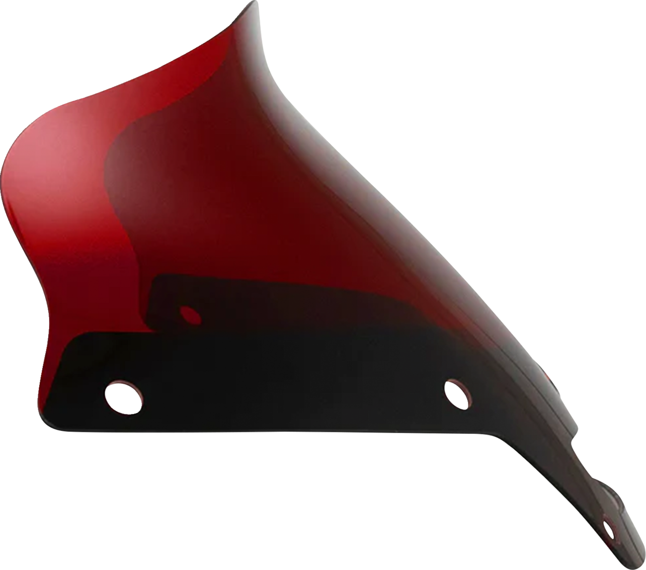 Klock Werks Kolor Flare 6" Red Windshield for 2022-2024 Harley Softail Low Rider