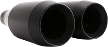 Trask Black Slip-On Motorcycle Mufflers for 2015-2022 Indian Scout Bobber Sixty