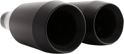 Trask Black Slip-On Motorcycle Mufflers for 2015-2022 Indian Scout Bobber Sixty