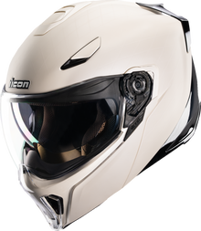 Icon Threshold Steady State White Modular Full Face Adult Motorcycle Helmet