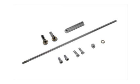 VTwin Chrome Forward Control 14-1/5" Shifter Rod Kit for Harley Davidson