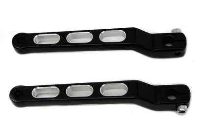 VTwin Black Motorcycle Heel Toe Shifter Set 1986-2017 Harley Touring Softail