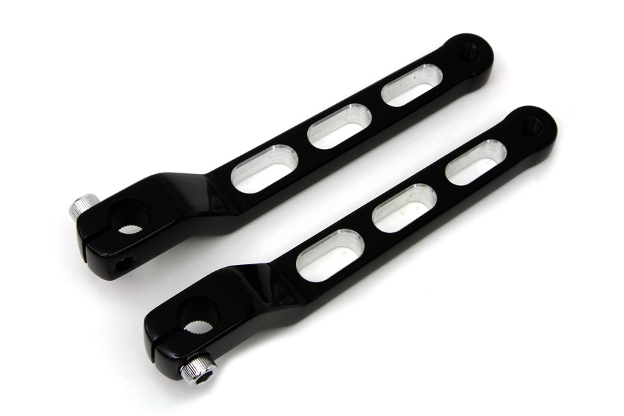 VTwin Black Motorcycle Heel Toe Shifter Set 1986-2017 Harley Touring Softail