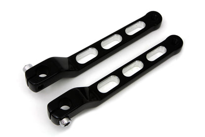 VTwin Black Motorcycle Heel Toe Shifter Set 1986-2017 Harley Touring Softail