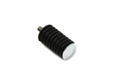 VTwin Chrome Rubber Bolt On Short Motorcycle Shift Peg for Harley