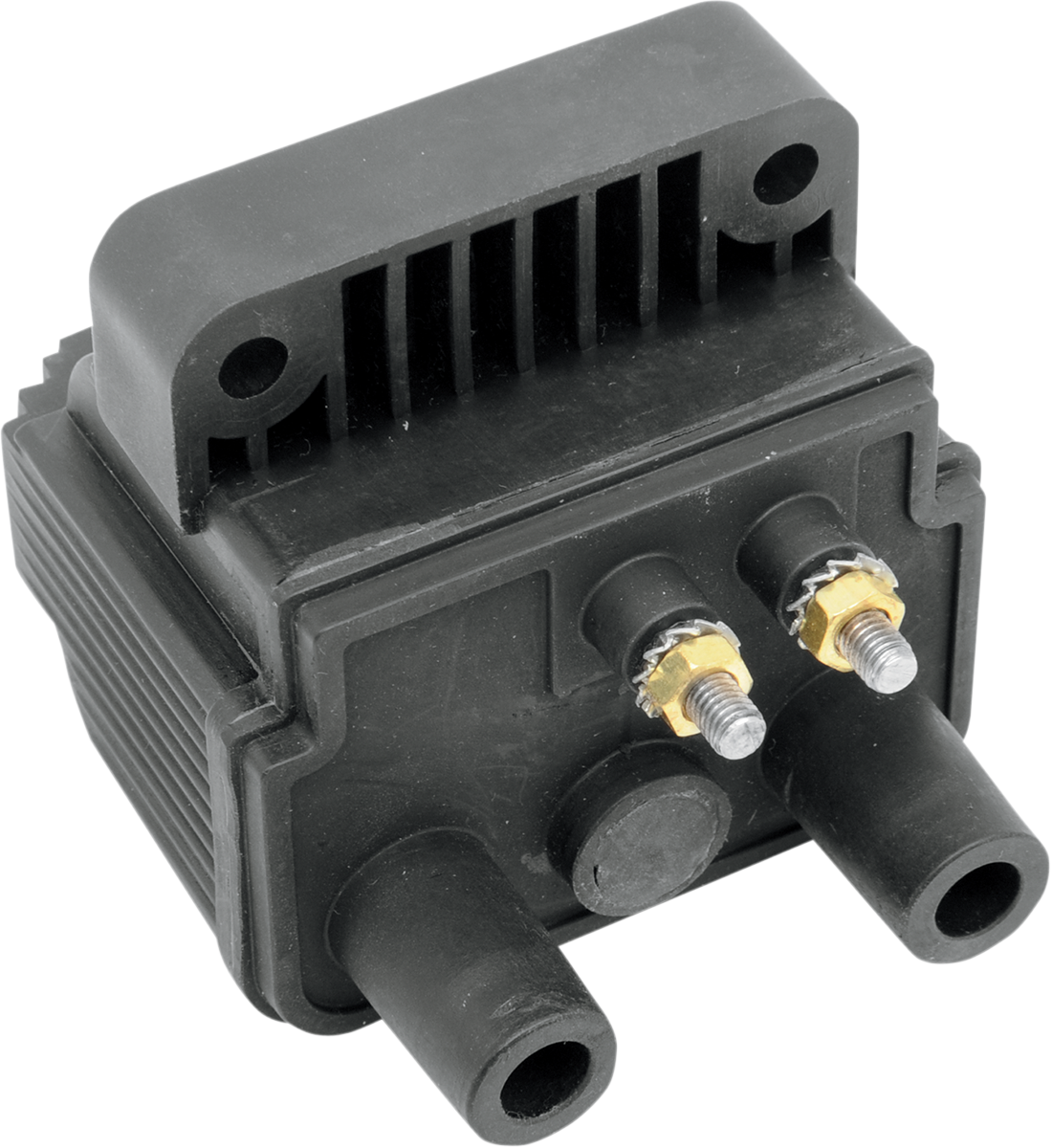Drag Specialties Black 3 OHM 12V Dual Motorcycle Ignition Coil Harley Davidson