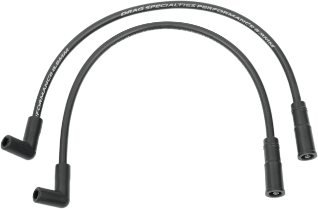 Drag Specialties Black 8mm Spark Plug Wires With Magneto for 58-69 Harley XL