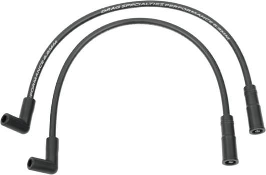 Drag Specialties Black 8MM Spark Plug Wires fits 1971-1978 Harley Sportster