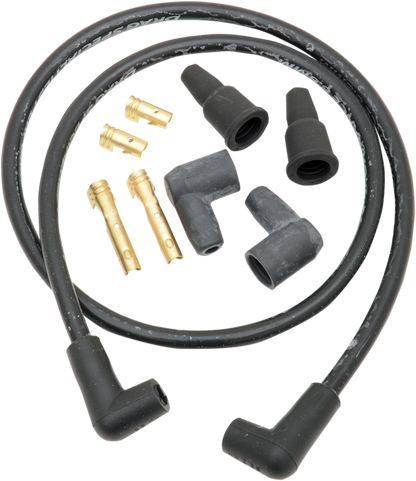 Drag Specialties Black 8MM Spark Plug Wires Harley Davidson Custom Universal
