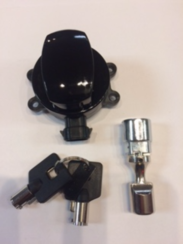Drag Specialties Ignition Switch & Fork Lock fits 11-17 Harley Softail FLSTF