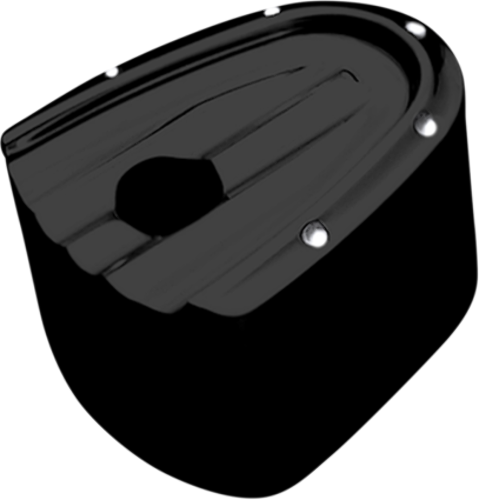 Covingtons Black Dimpled Ignition Switch Cover 2014-2023 Harley Touring Models
