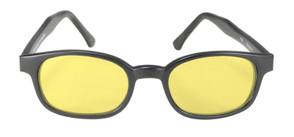 KD's Original 1 Pair Yellow Lens Old School Biker Motorcycle Sunglasses 21112