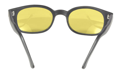 KD's Original 1 Pair Yellow Lens Old School Biker Motorcycle Sunglasses 21112