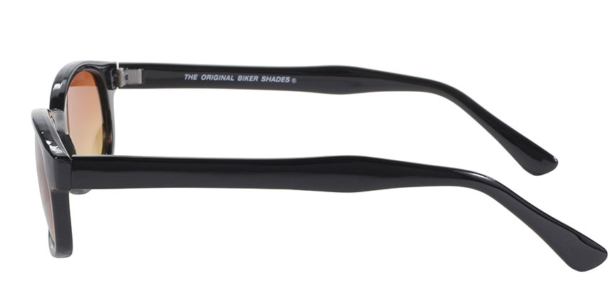 KD's Original 1 Pair Blue Buster Amber Lens Old School Biker Sunglasses 21119
