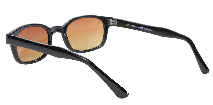 KD's Original 1 Pair Blue Buster Amber Lens Old School Biker Sunglasses 21119