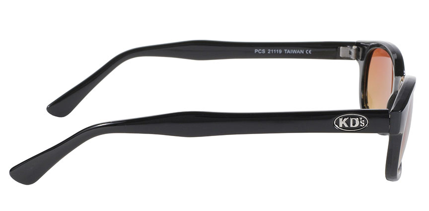 KD's Original 1 Pair Blue Buster Amber Lens Old School Biker Sunglasses 21119