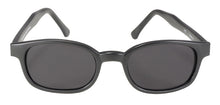 KD's Original Matte Black 1 Pair Grey Lens Old School Biker Sunglasses 21120