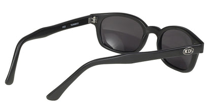 KD's Original Matte Black 1 Pair Grey Lens Old School Biker Sunglasses 21120