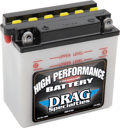 Drag Specialties 12V Lead Acid Motorcycle Battery 70-97 Harley Sportster Suzuki