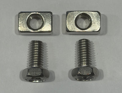 Yuasa Universal Motorcycle ATV UTV 1/2" x 3/8" Bolt & Nut Battery Terminal Kit