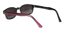 KD's Original 1 Pair Purple Pearl Grey Gradient Lens Old School Biker Sunglasses