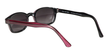 KD's Original 1 Pair Purple Pearl Grey Gradient Lens Old School Biker Sunglasses