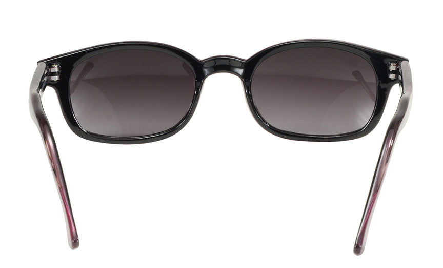 KD's Original 1 Pair Purple Pearl Grey Gradient Lens Old School Biker Sunglasses