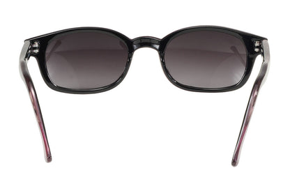 KD's Original 1 Pair Purple Pearl Grey Gradient Lens Old School Biker Sunglasses