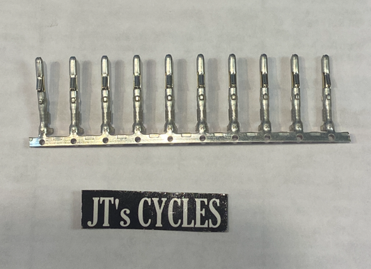 Namz 10 Pack AMP Mate-n-Lock Connector AMP Male Terminal for Harley Davidson