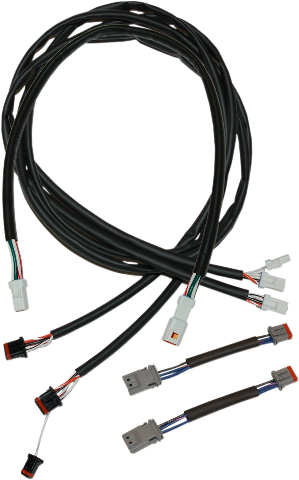 Namz 20" Black Handlebar Wire Extension Cable for 17-19 Harley Touring FLHRXS