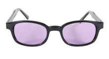 KD's Original 1 Pair Black Light Purple Lens Old School Biker Sunglasses 21216