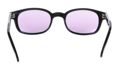 KD's Original 1 Pair Black Light Purple Lens Old School Biker Sunglasses 21216