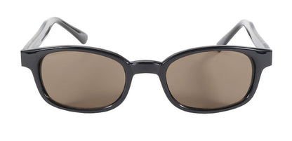 KD's Original 1 Pair Black Frame Brown Lens Old School Biker Sunglasses 2121