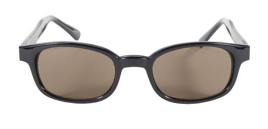 KD's Original 1 Pair Black Frame Brown Lens Old School Biker Sunglasses 2121