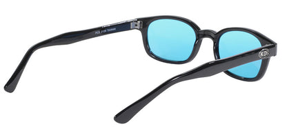 KD's Original Black 1 Pair Turquoise Lens Old School Biker Sunglasses 2129
