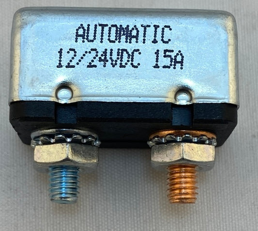 Standard Motor Products 15 Amp 2 Stud 12 Volt Circuit Breaker for Harley
