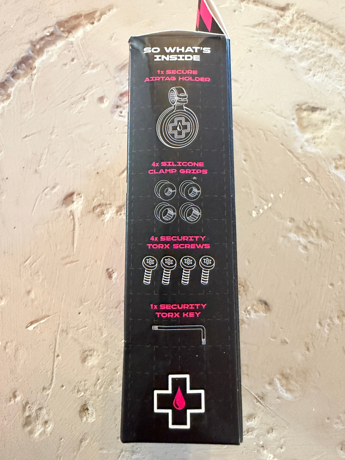 Muc-Off AirTag Holder Iphone Security for Luggage Helmet Motorcycle