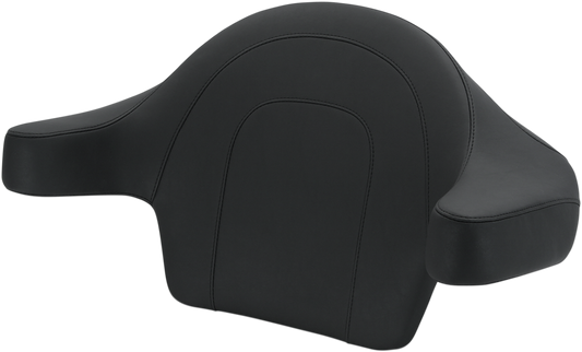 Mustang King Tour Pak Backrest Black Vintage Pad for 2014-2025 Harley Touring