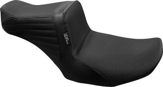 Le Pera Tailwhip Basketweave Seat for 2023-2025 Harley Touring Road Street Glide