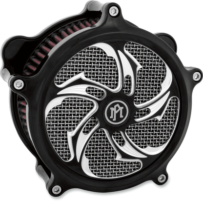 Performance Machine Contrast Cut Rival Motorcycle Air Cleaner Cover Insert